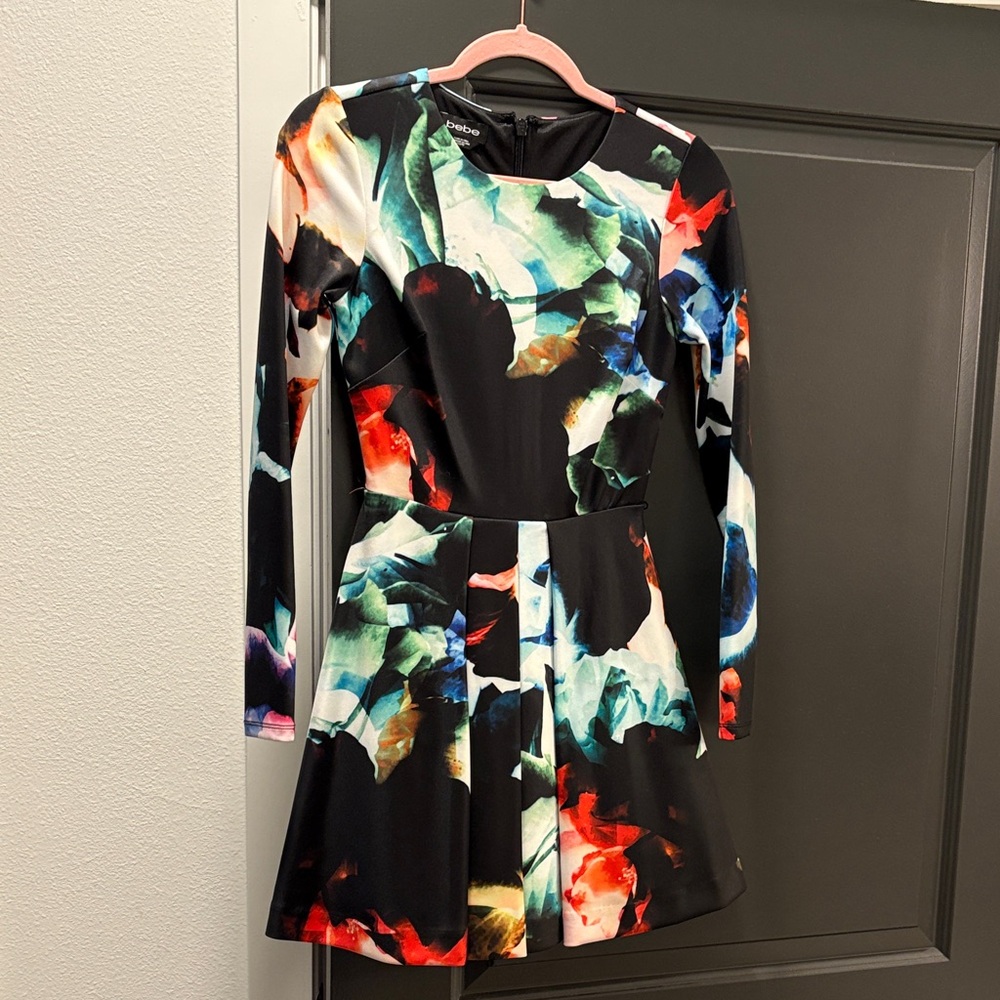 French Connection Multicolor Long Sleeve Dress